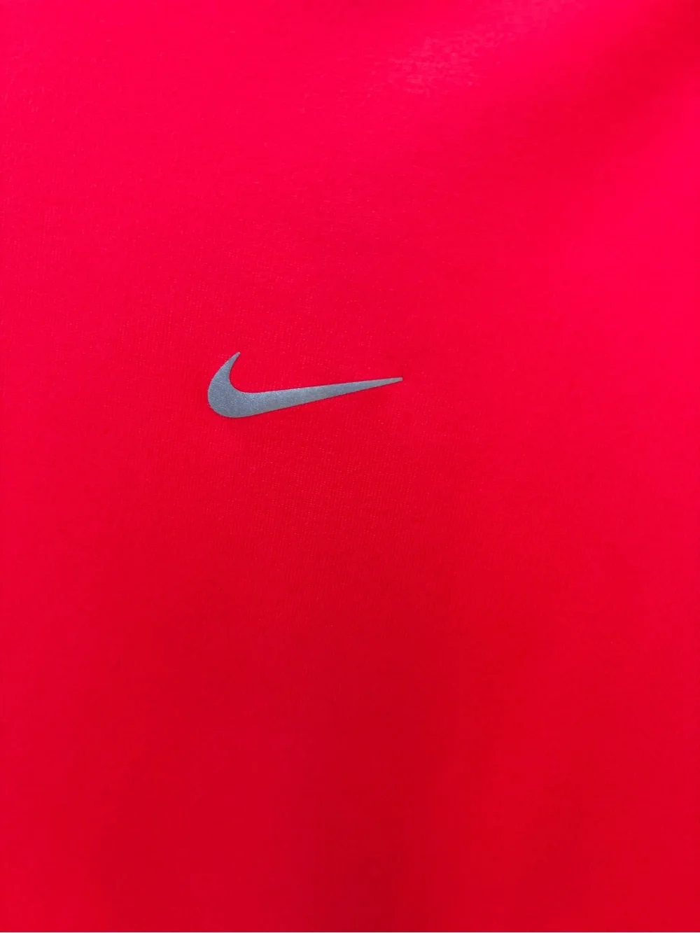 Nike Red Long-Sleeve Quarter Zip Training Top